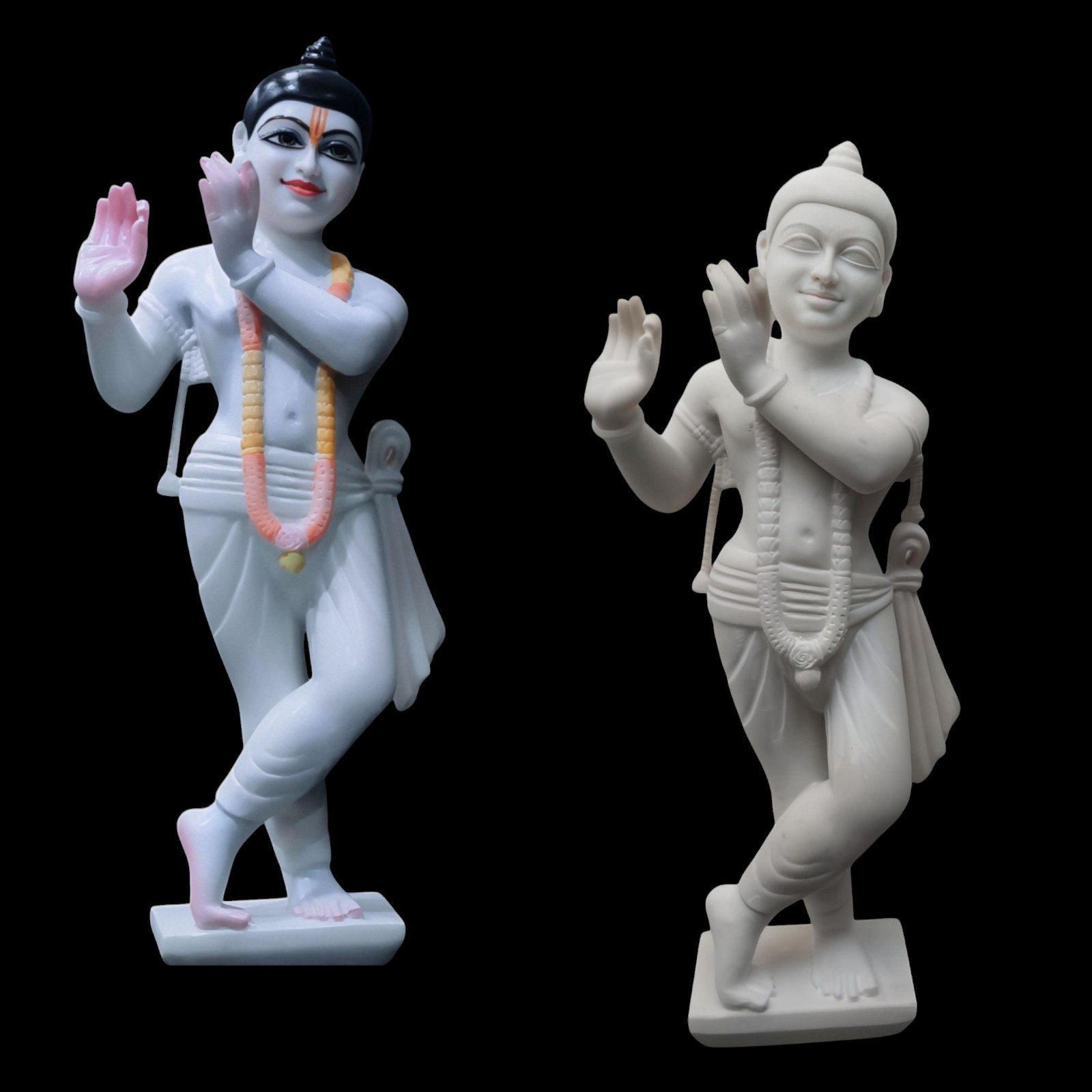 Radha Krishna Marble Statue photo 3