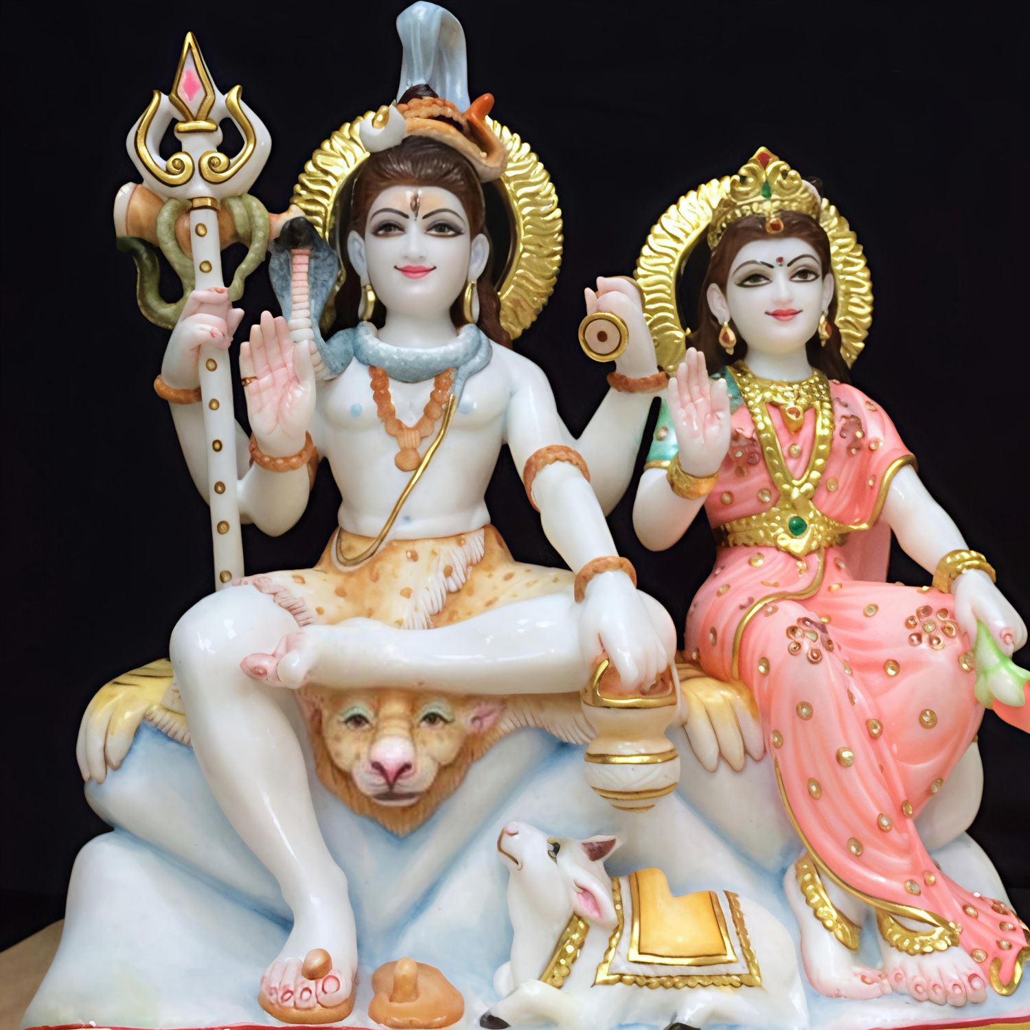 Shiv Pariwar Marble Idol photo 2