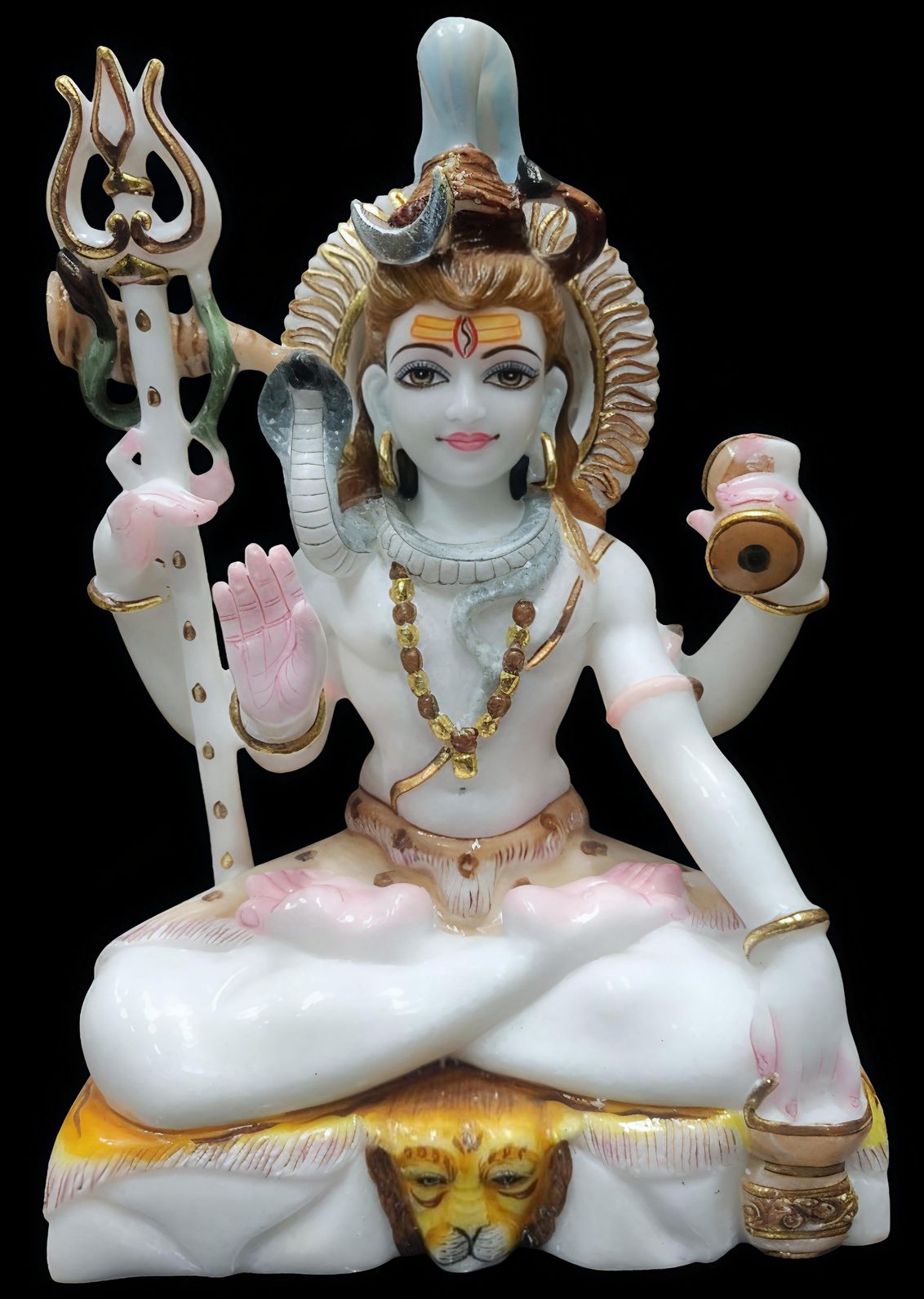 Shiv Pariwar Marble Idol photo 3